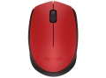 Maus Logitech Mouse M171 kabellos USB Rot/Schwarz