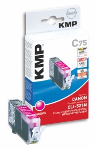 Cartuccia D'inchiostro Compatibile Con Canon CLI-521M Pixma MP620/630/980/IP3600 Magenta - Foto 6