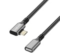 USB-Kabel 3.2 C-Stecker an C-Stecker gewinkelt 0.5m Logilink