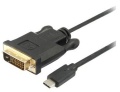 USB-Kabel C an DVI equip 1.8m Plug and Play