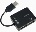USB-Hub (USB 2.0) A-Stecker an 4x A-Stecker Logilink Smile